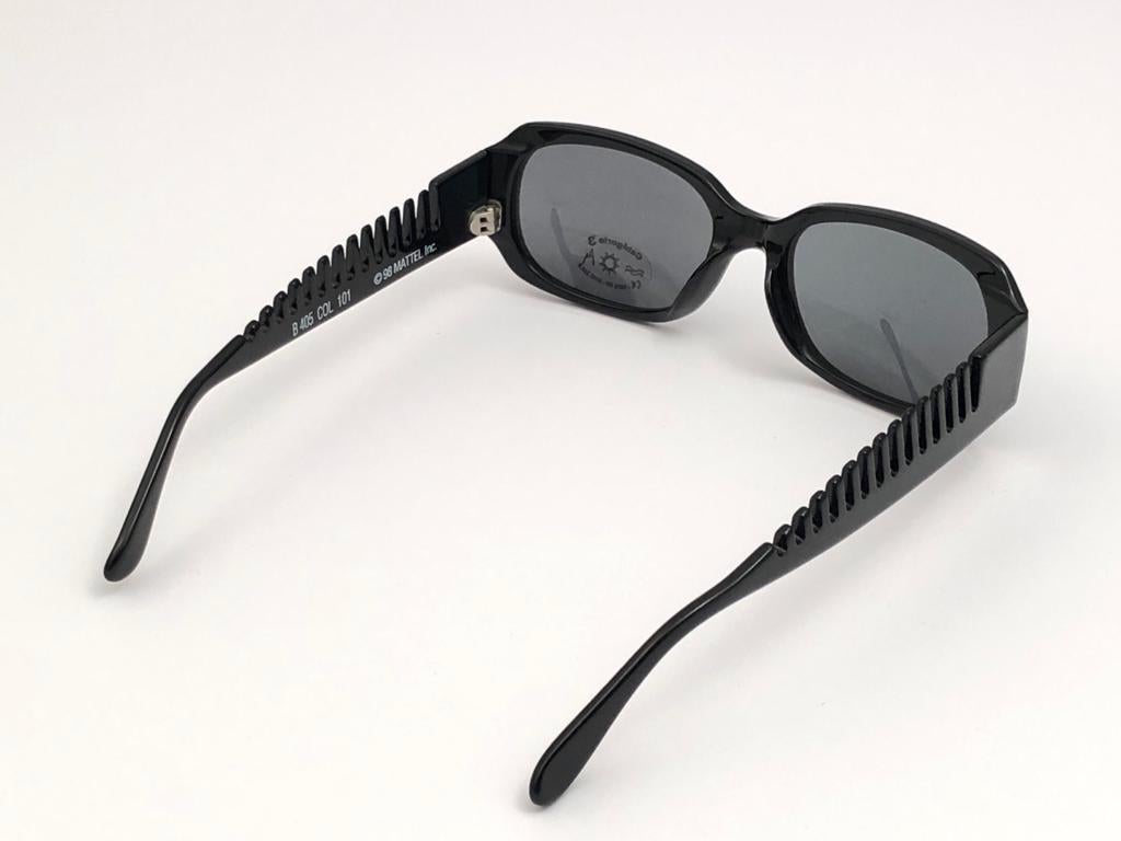 Neu Vintage Alain Mikli für Barbie Schwarz 405 Hergestellt in Frankreich Sonnenbrille 1980er 1