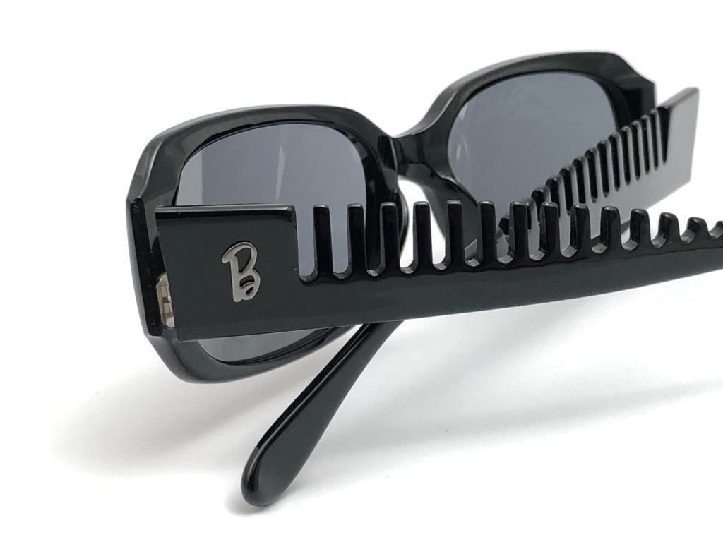 Neu Vintage Alain Mikli für Barbie Schwarz 405 Hergestellt in Frankreich Sonnenbrille 1980er 3