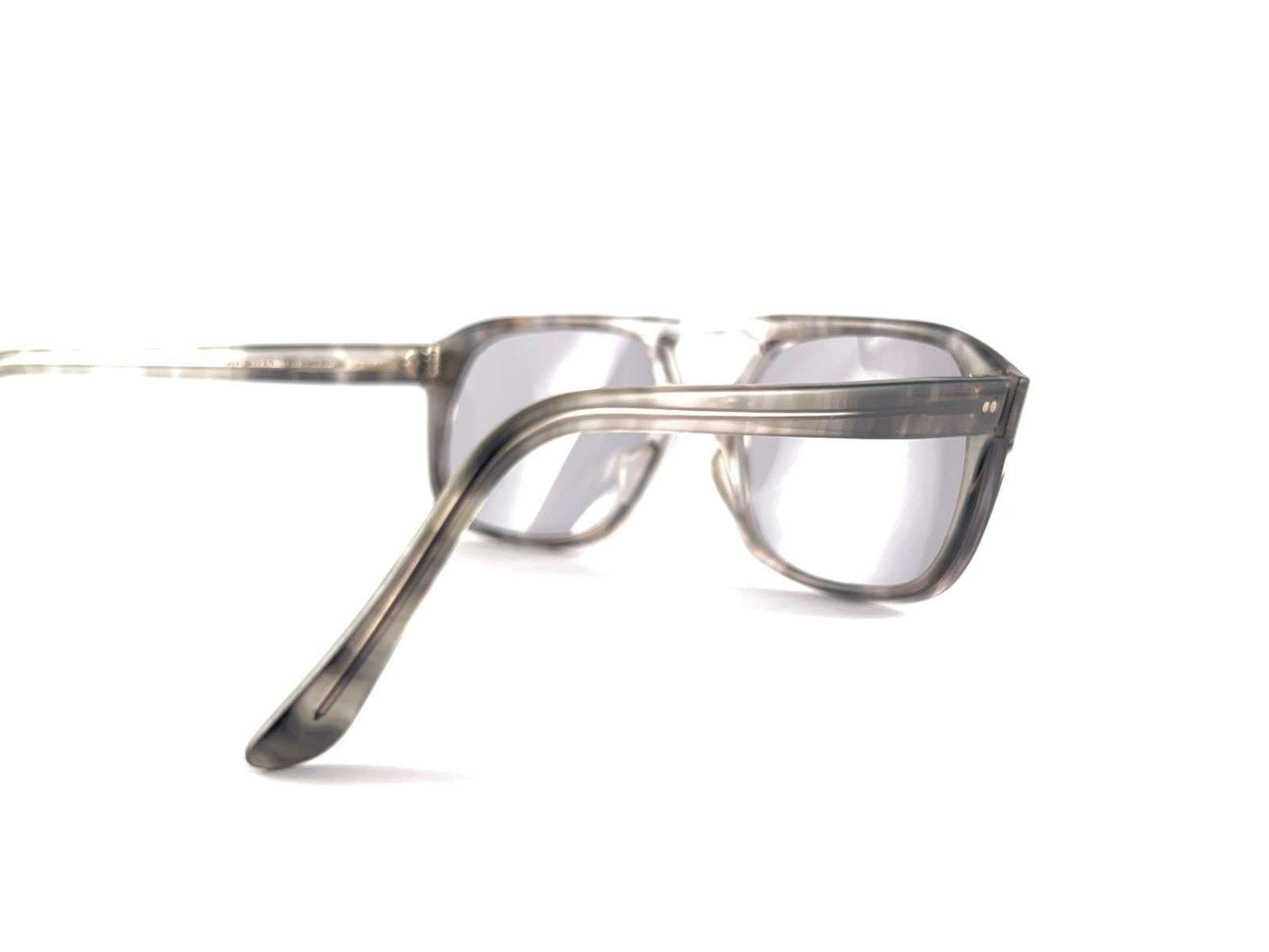Nuevo Vintage American Optical Aerius Translucent Pilot Gafas de sol Made in Usa en venta 7