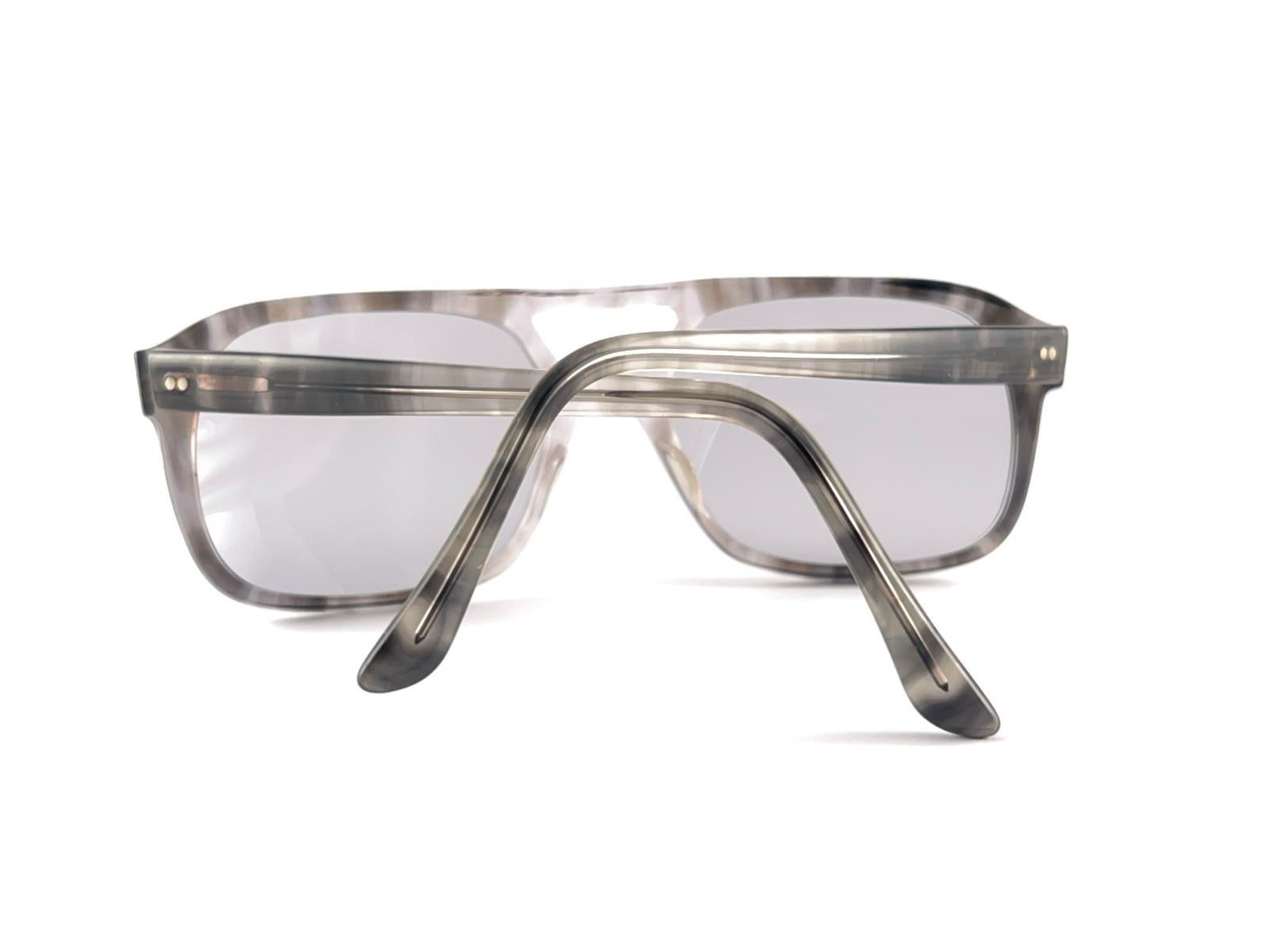 Nuevo Vintage American Optical Aerius Translucent Pilot Gafas de sol Made in Usa en venta 8