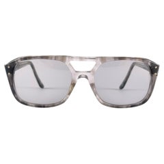  New Vintage American Optical Aerius Translucent Pilot Sunglasses Made in Usa 