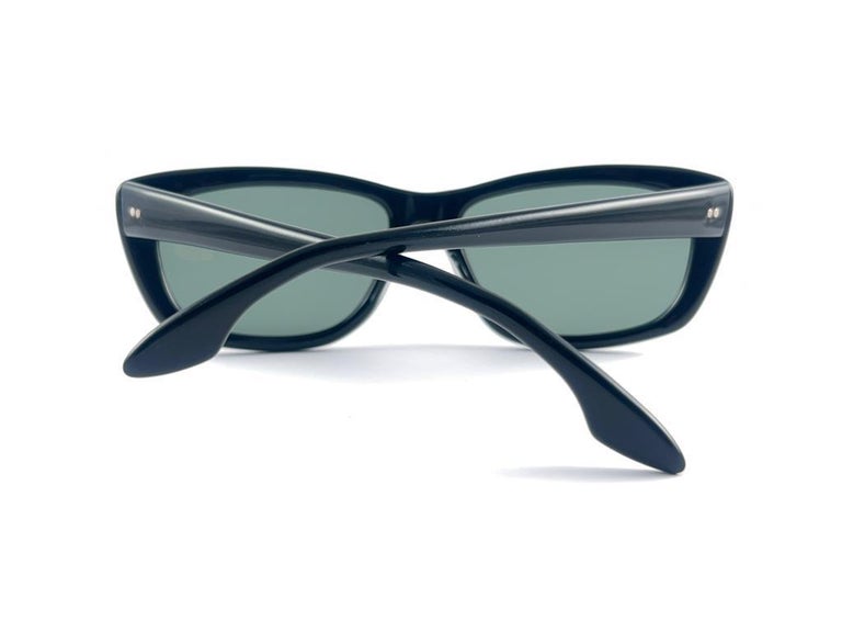 New Vintage American Optical Midcentury Black 