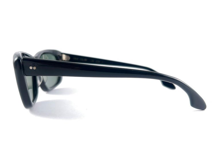 New Vintage American Optical Midcentury Black 