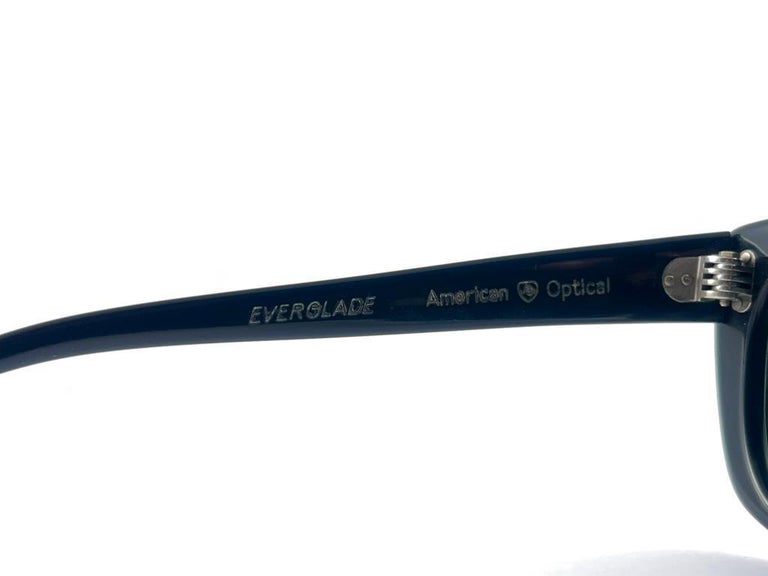 New Vintage American Optical Midcentury Black 