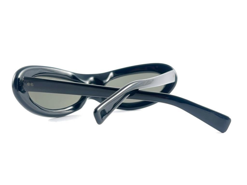 New Vintage American Optical Midcentury Black 