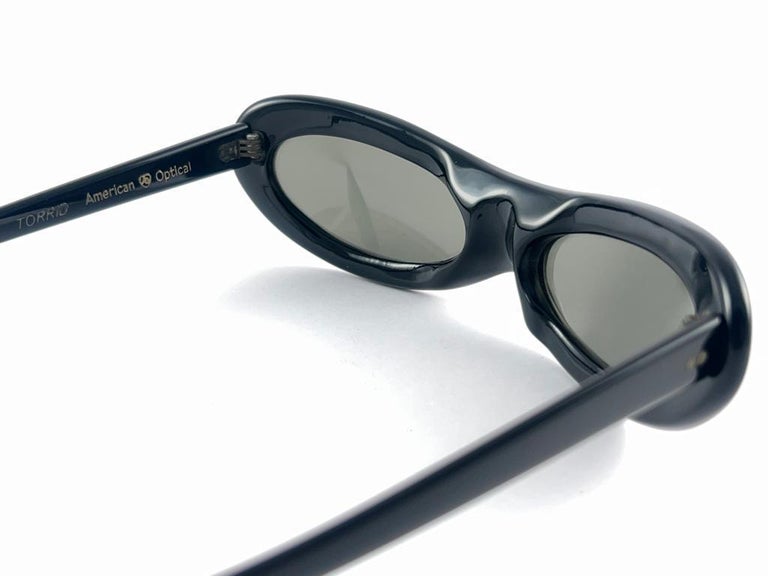 New Vintage American Optical Midcentury Black 