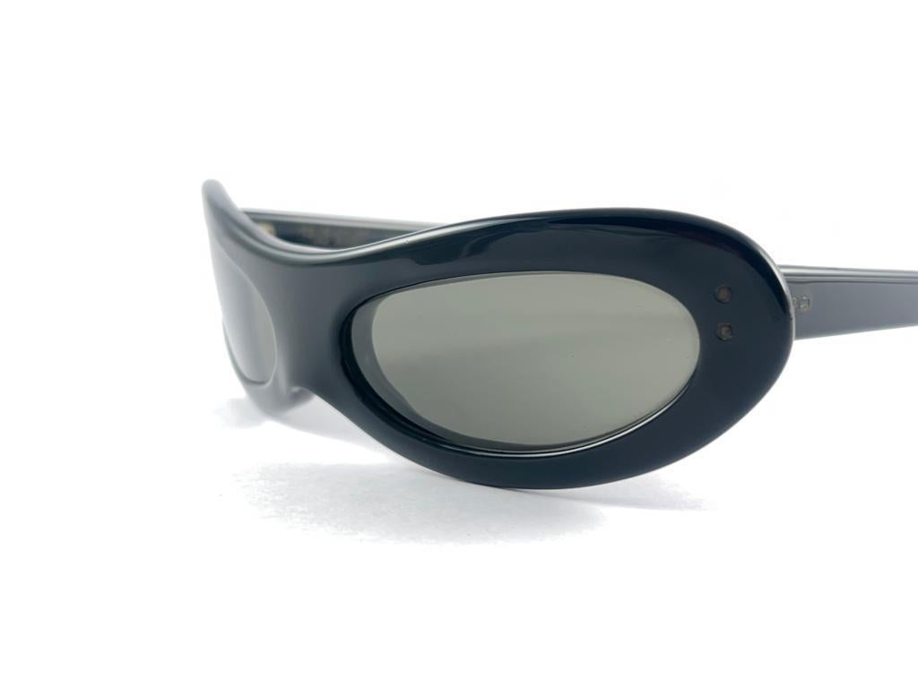 New Vintage American Optical Midcentury Black 