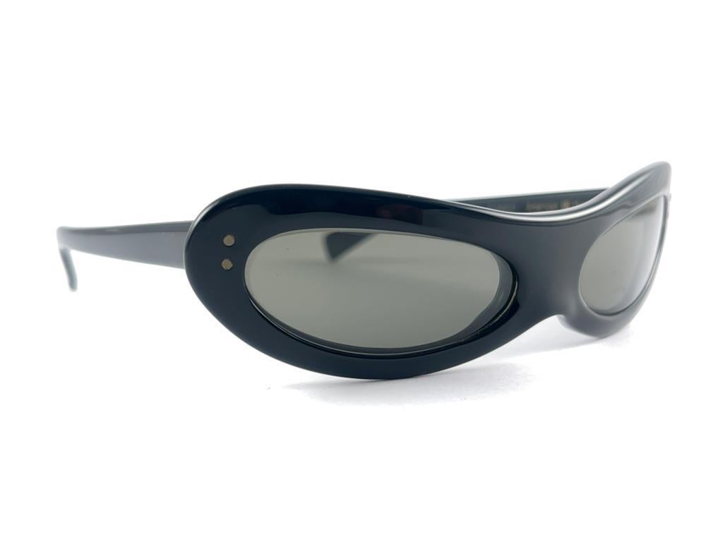 New Vintage American Optical Midcentury Black 