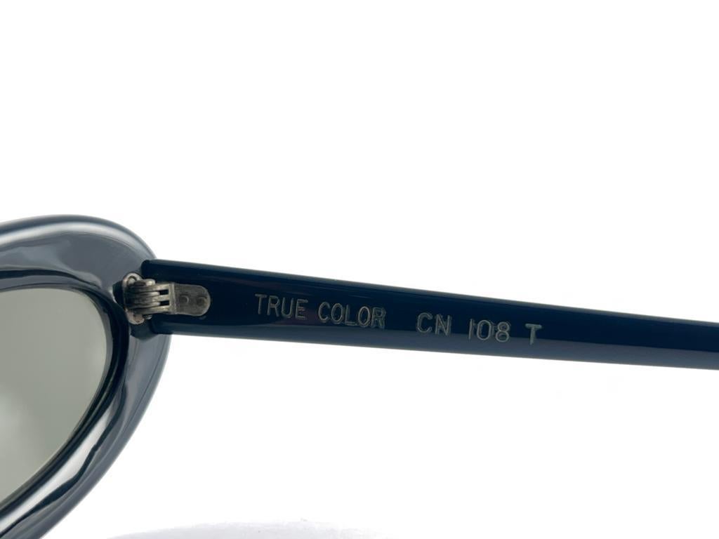 New Vintage American Optical Midcentury Black 