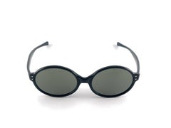 Neue Vintage American Optical "Obsession" Black Sunglasses 60'S Made In Usa