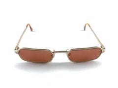 New Vintage Anglo American Eyewear " Alta "  Rectangular 90'S Italy Sunglasses