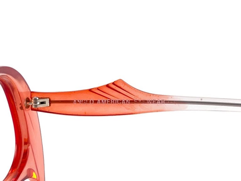 Vintage Anglo American Stylish Orange Sunglasses s-l400.jpg main image 3