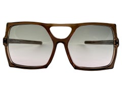 New Vintage Anglo American For Sir Winston Brown Mask Sunglasses 1980