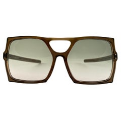 New Vintage Anglo American For Sir Winston Brown Mask Sunglasses 1980