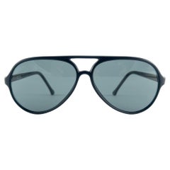 New Retro Bausch & Lomb Sleek Mate Black Grey Lenses B&L Sunglasses France