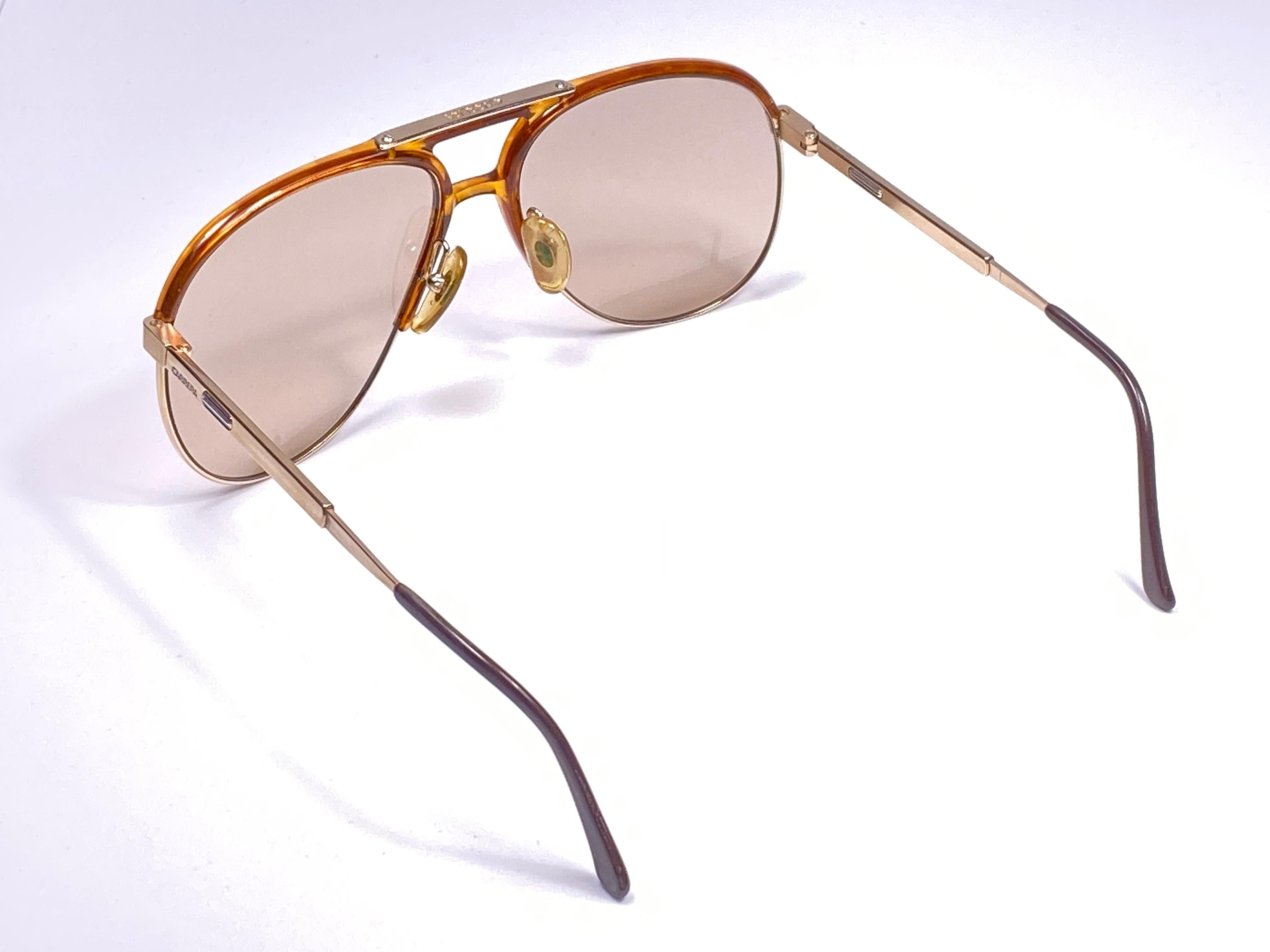 Beige New Vintage Boeing by Carrera Aviator 5319  Large Sunglasses Austria For Sale
