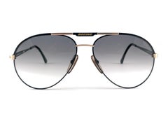 New Vintage Boeing by Carrera Aviator 5733 91 Large Sunglasses 1980's Austria