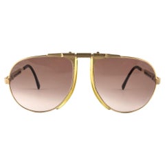Neu Vintage Bogner von Eschenbach 7004 90 Gold Roger Moore 007 Sonnenbrille