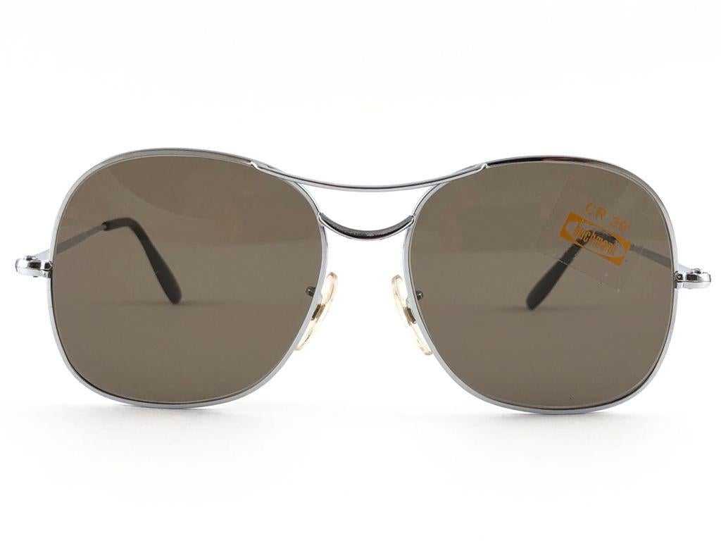 Gray New Vintage Buchmann L' Ami Sunglasses West Germany 80's For Sale