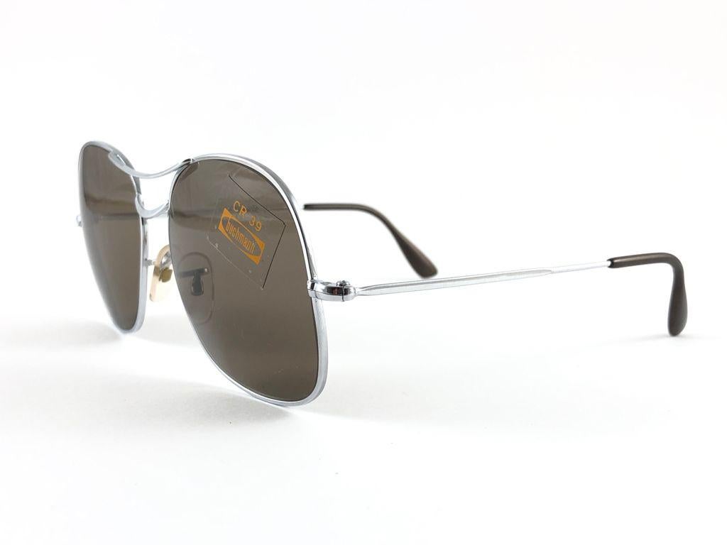 New Vintage Buchmann L' Ami Sunglasses West Germany 80's In Excellent Condition For Sale In Baleares, Baleares
