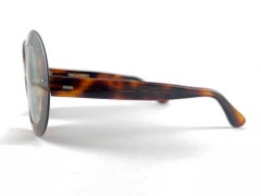 Vintage " Butterfly " Oversized Tortoise Grey Lenses 60'S France Sunglasses