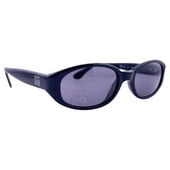 New Vintage Calvin Klein Ck Sleek Black 4027 Y2K Occhiali da sole Made In Italy