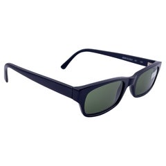 New Vintage Calvin Klein Ck Sleek Black 639 S Y2K Sunglasses Made In Italy