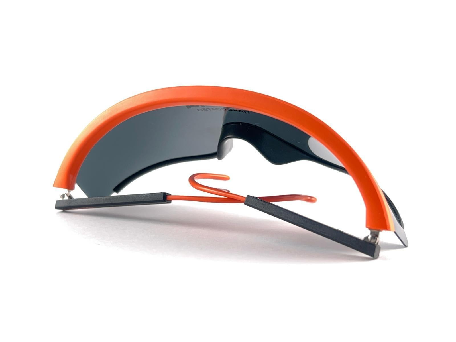 Neu Vintage Carrera 5449 45 Hardcoated Sport Schild-Sonnenbrille 1980er Jahre Österreich im Angebot 5