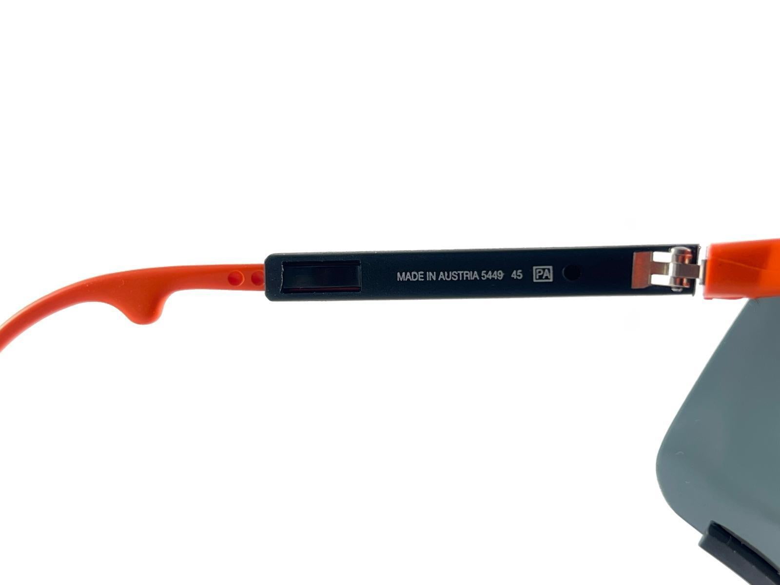 Neu Vintage Carrera 5449 45 Hardcoated Sport Schild-Sonnenbrille 1980er Jahre Österreich im Angebot 2