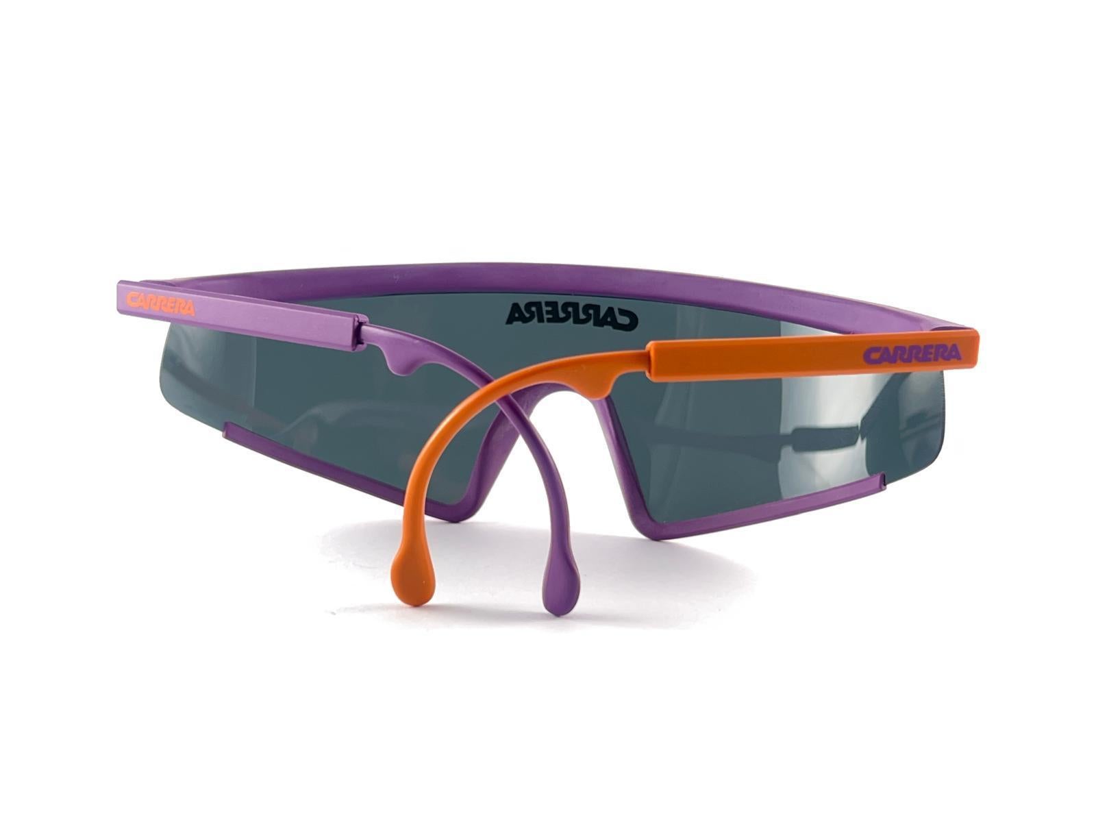 Neu Vintage Carrera 5472 80 Ultra Light Sports Schild-Sonnenbrille 1980er Jahre Österreich im Angebot 5