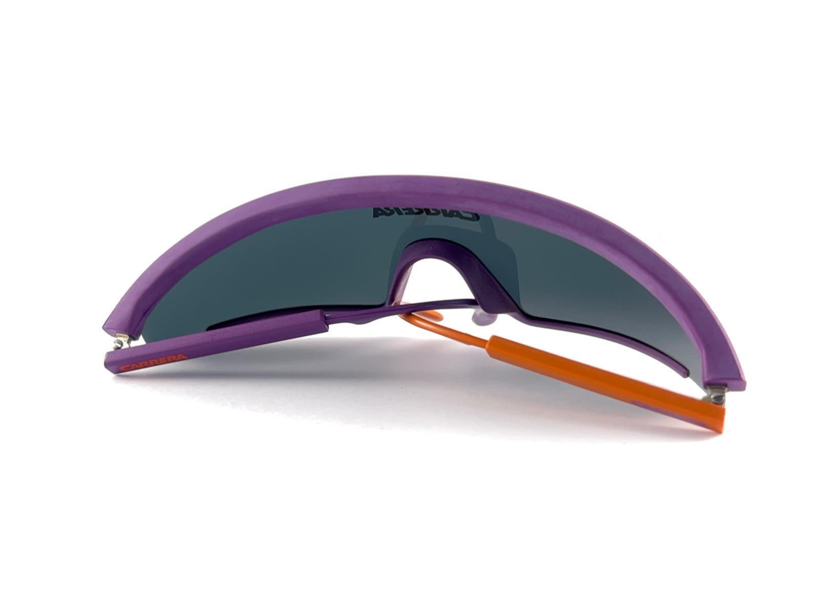 Neu Vintage Carrera 5472 80 Ultra Light Sports Schild-Sonnenbrille 1980er Jahre Österreich im Angebot 6