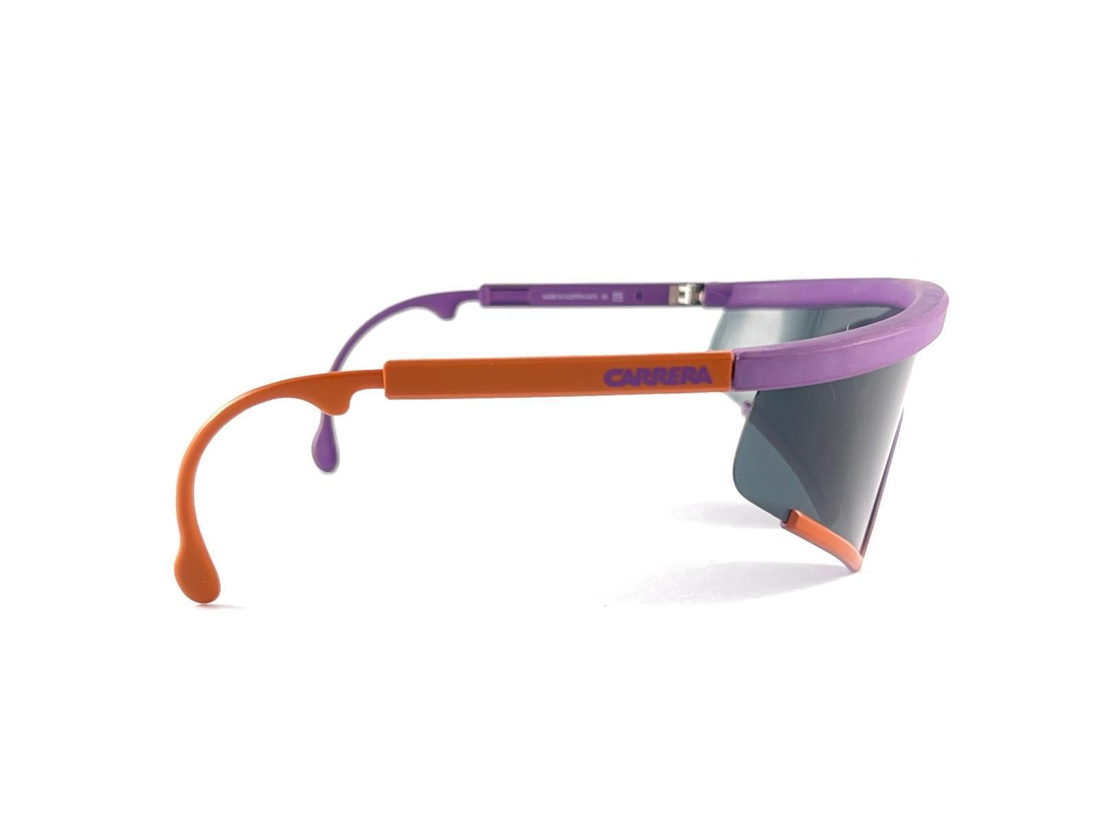 Neu Vintage Carrera 5472 80 Ultra Light Sports Schild-Sonnenbrille 1980er Jahre Österreich im Zustand „Hervorragend“ im Angebot in Baleares, Baleares