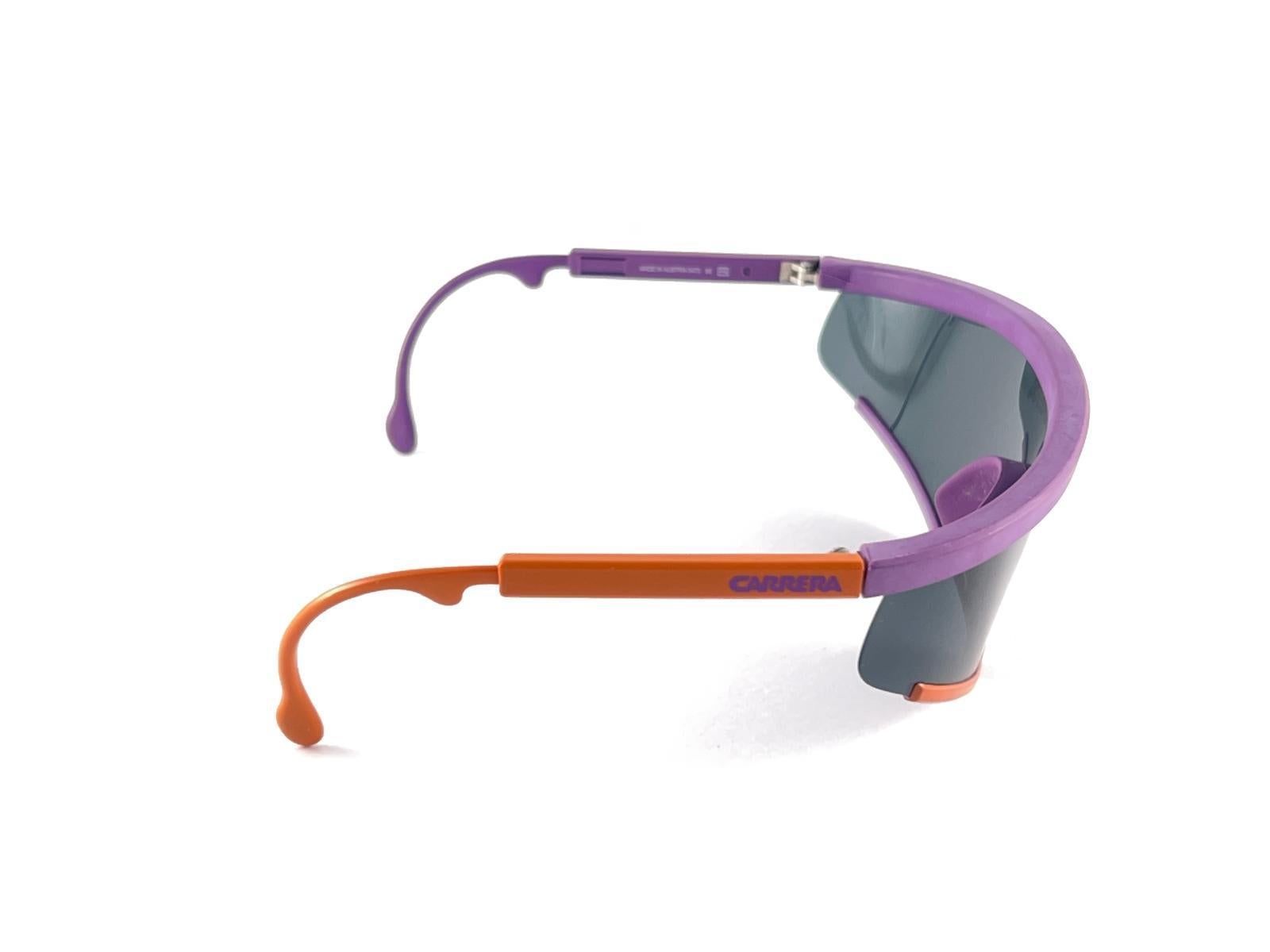 Neu Vintage Carrera 5472 80 Ultra Light Sports Schild-Sonnenbrille 1980er Jahre Österreich für Damen oder Herren im Angebot