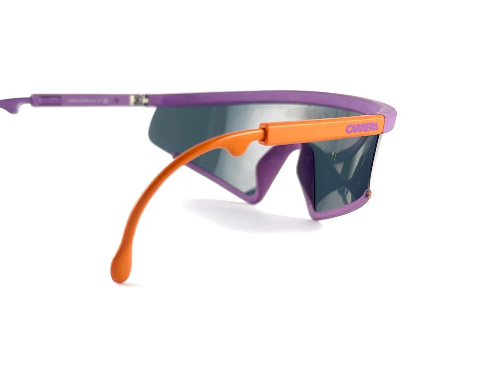Neu Vintage Carrera 5472 80 Ultra Light Sports Schild-Sonnenbrille 1980er Jahre Österreich im Angebot 1