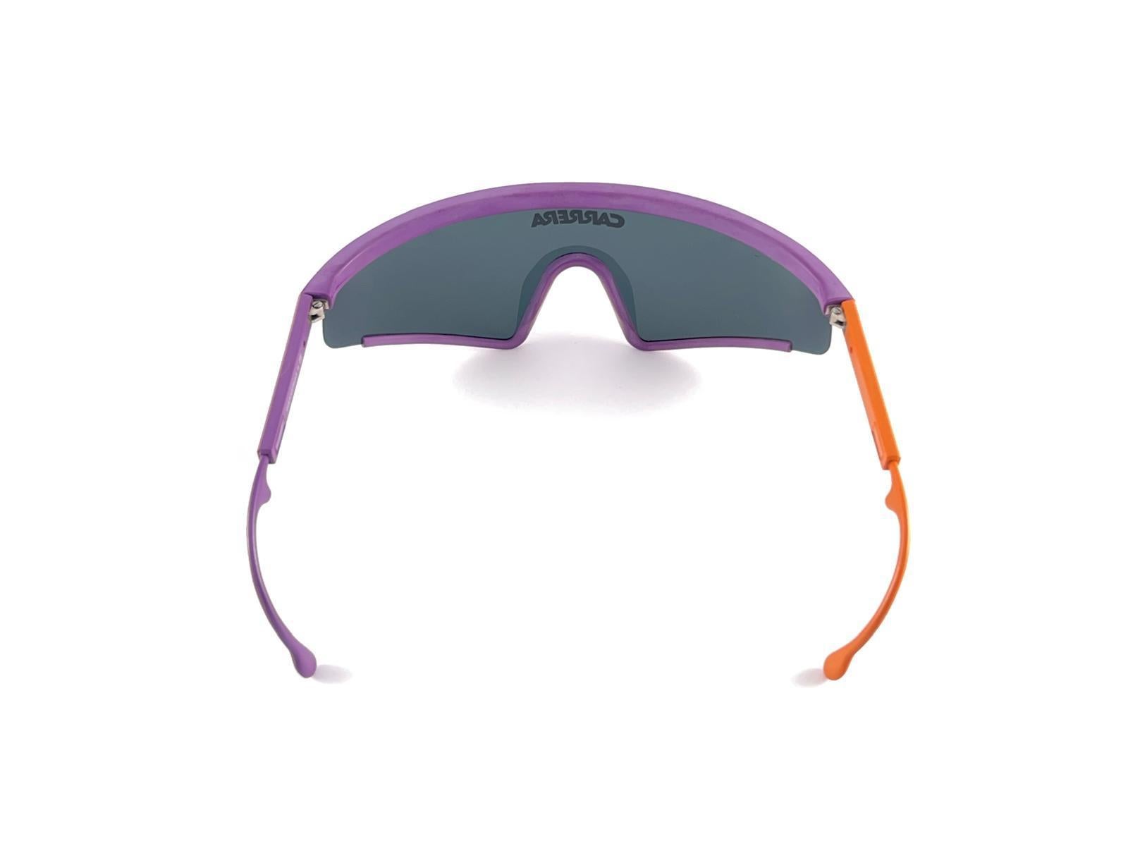 Neu Vintage Carrera 5472 80 Ultra Light Sports Schild-Sonnenbrille 1980er Jahre Österreich im Angebot 3