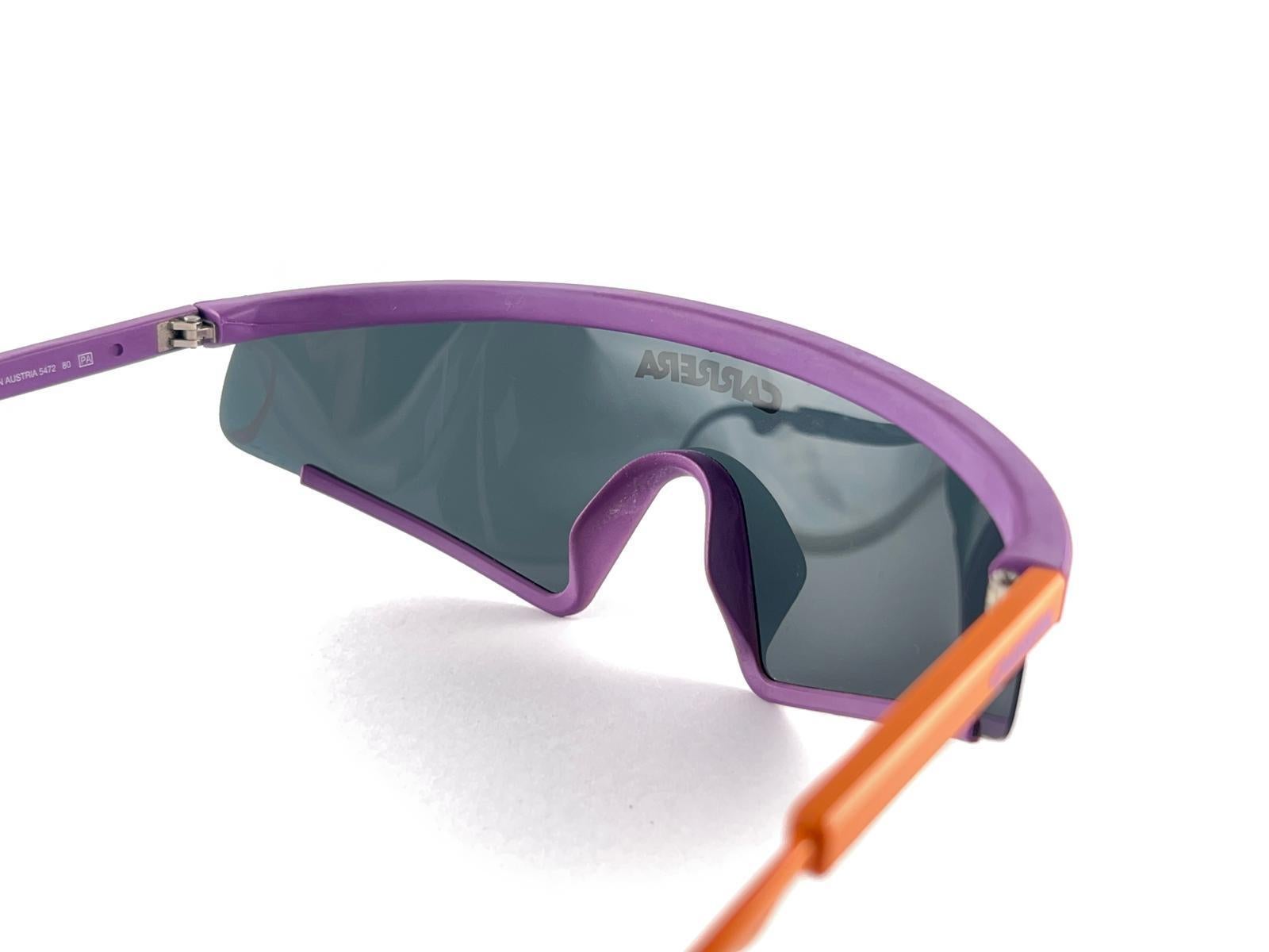 Neu Vintage Carrera 5472 80 Ultra Light Sports Schild-Sonnenbrille 1980er Jahre Österreich im Angebot 4