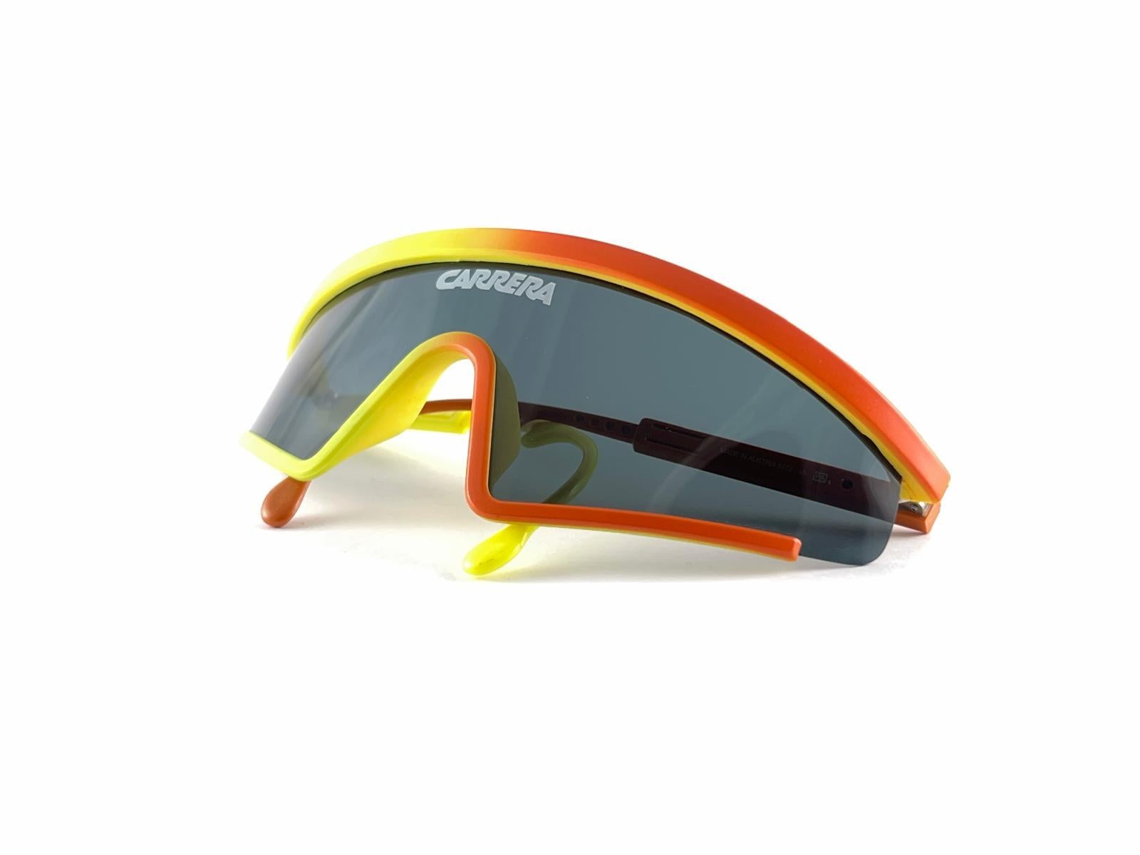 Neu Vintage Carrera 5472 Ultra Light Sports Schild-Sonnenbrille 1980er Jahre Österreich im Angebot 5