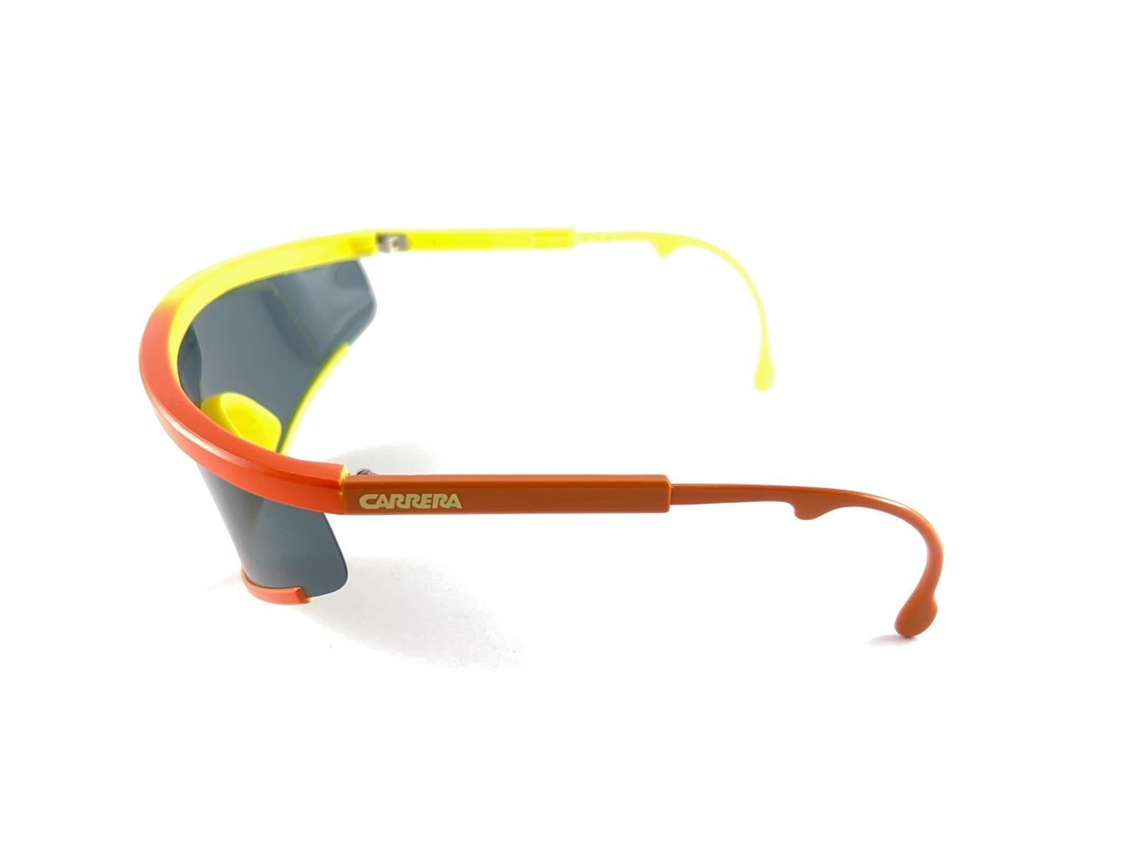 Neu Vintage Carrera 5472 Ultra Light Sports Schild-Sonnenbrille 1980er Jahre Österreich im Angebot 7