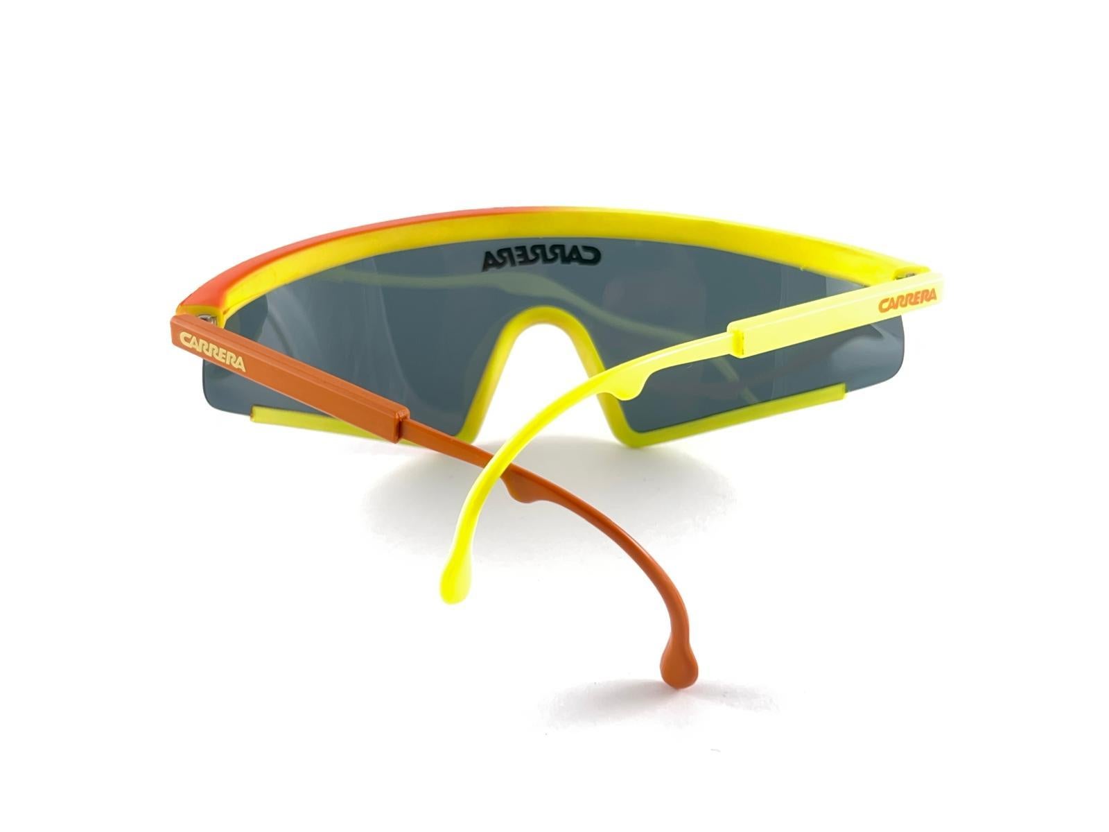 Neu Vintage Carrera 5472 Ultra Light Sports Schild-Sonnenbrille 1980er Jahre Österreich im Angebot 3