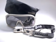 New Vintage Carrera Aviator 5625 White Ski Sunglasses Austria 1980