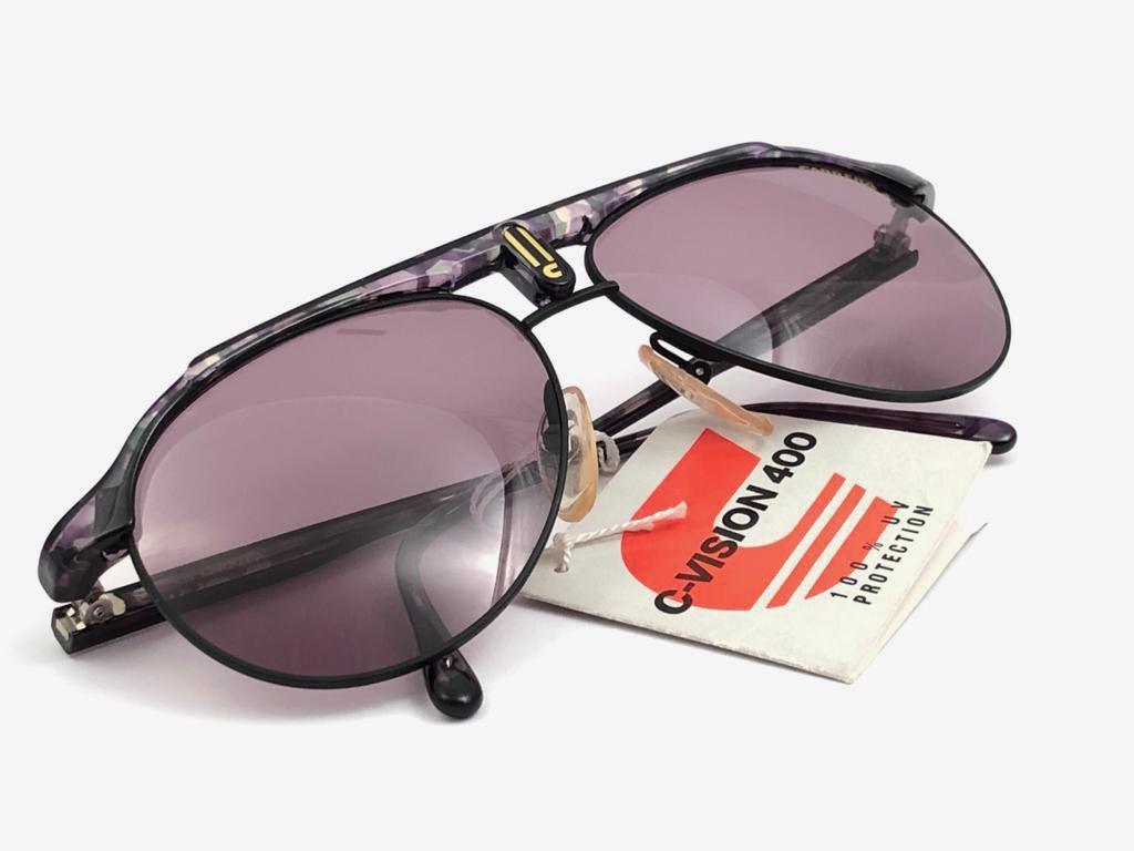 Women's or Men's New Vintage Carrera Aviator Black 5478 Sportsglasses Sunglasses Made in Austria