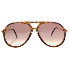 New Vintage Carrera by Movado 5451 Tortoise Sunglasses Austria 1980