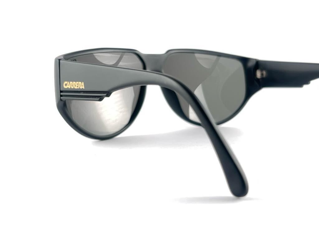 New Vintage Carrera Oversized Black Ultrasight Sports Sunglasses Made in Germany en vente 4
