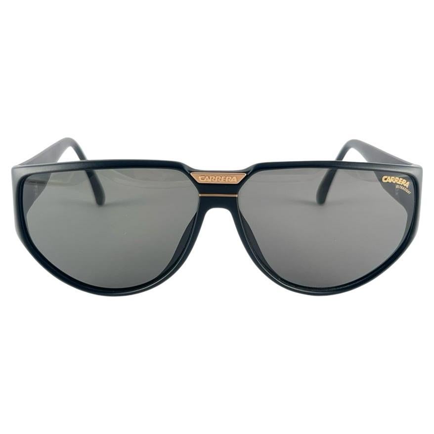 New Vintage Carrera Oversized Black Ultrasight Sports Sunglasses Made in  Germany For Sale at 1stDibs