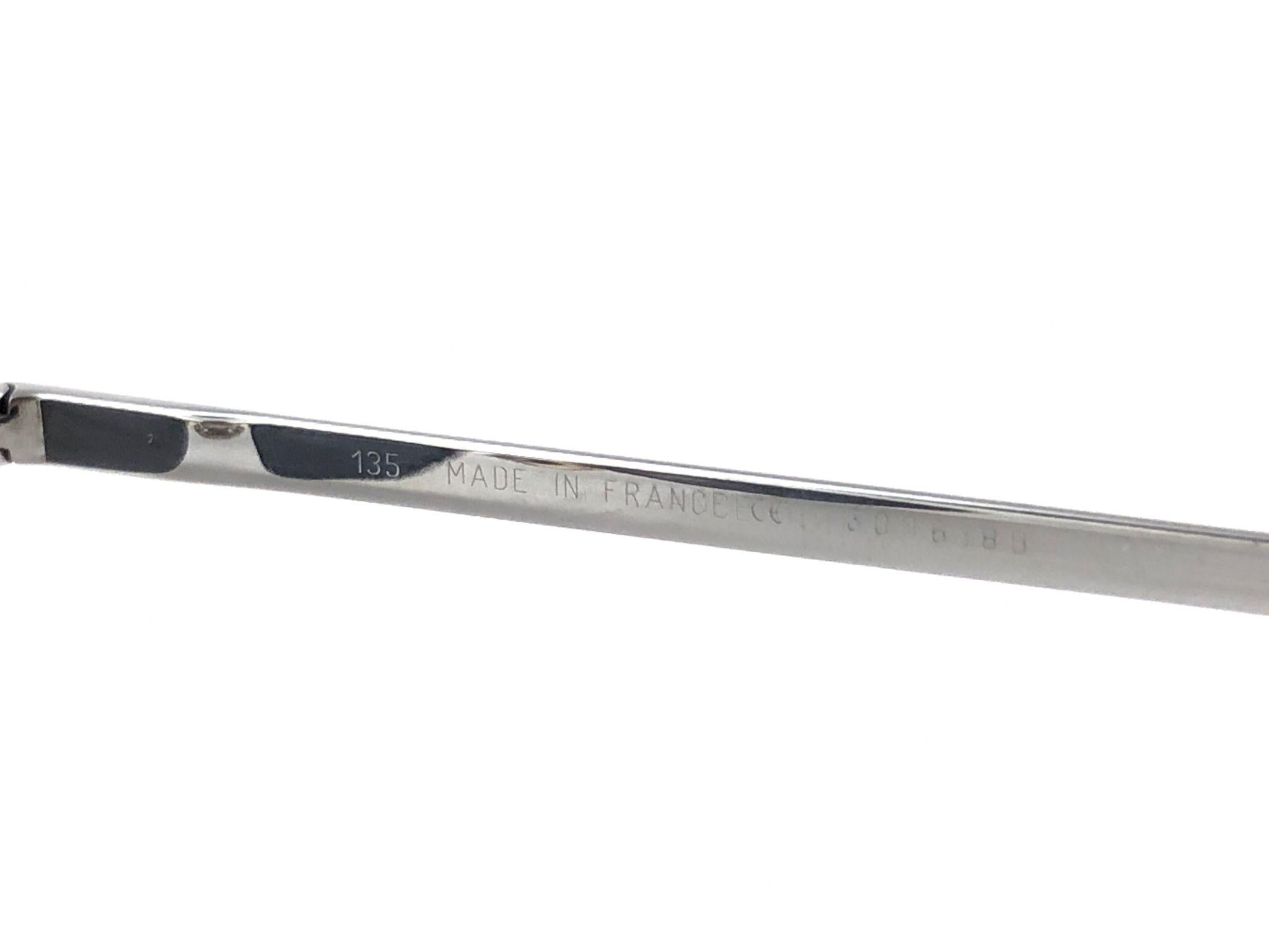 Neu Vintage Cartier Randlose Titan Dunkelgraue Lens France Sonnenbrille im Zustand „Neu“ in Baleares, Baleares