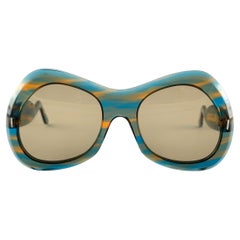 Nuevo Carvy Vintage  Marco Multicolor Hand Made Años 70 Francia