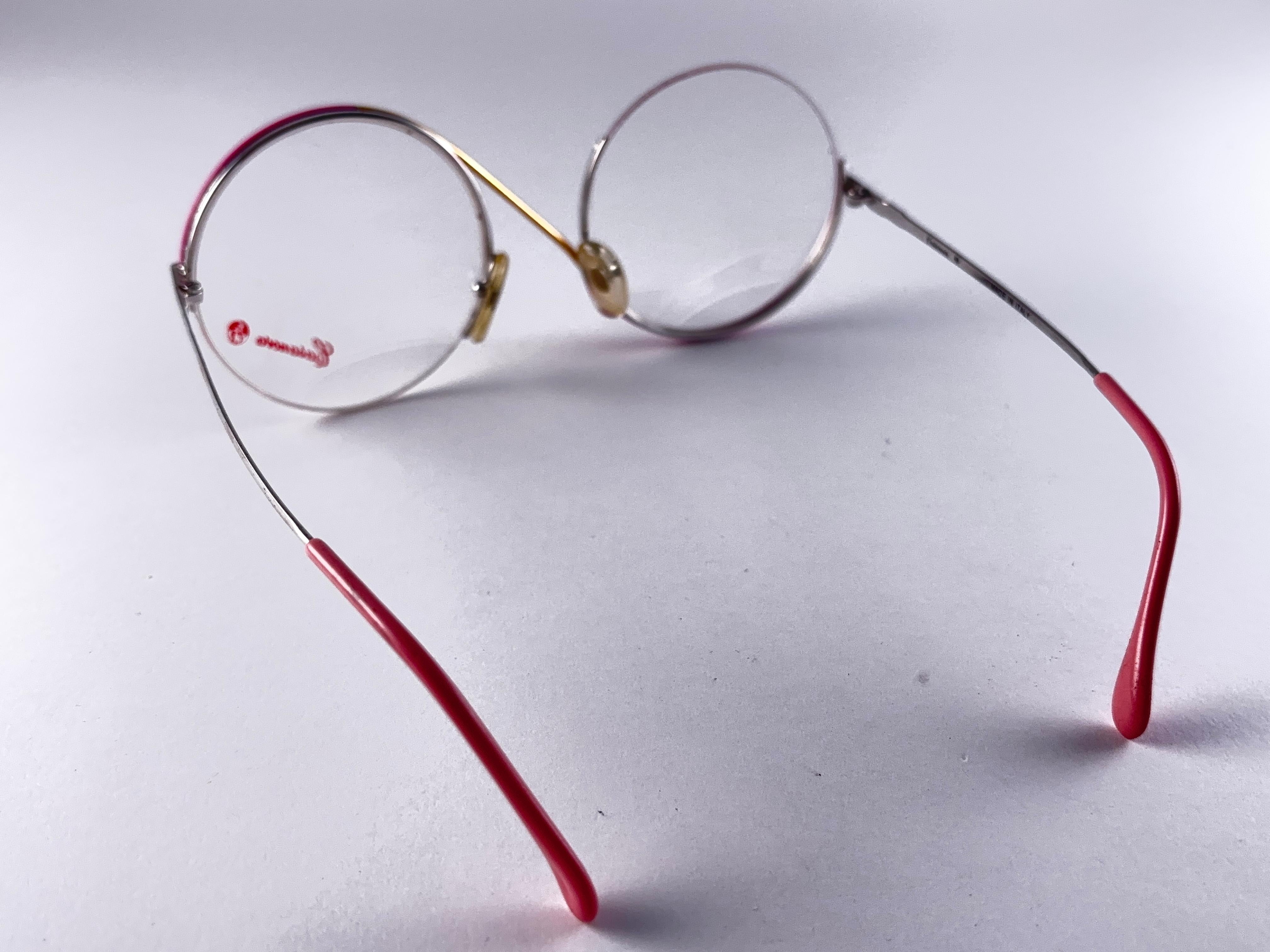 Neuer Vintage Casanova Avantgarde-Sonnenbrille mit vergoldetem Avantgarde-Rahmen „Korbweide“, 1980, Vintage (Grau)