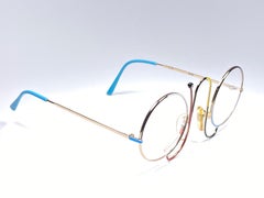 New Vintage Casanova Joan Miro Inspired Frame Demo Lens 1980 Sunglasses