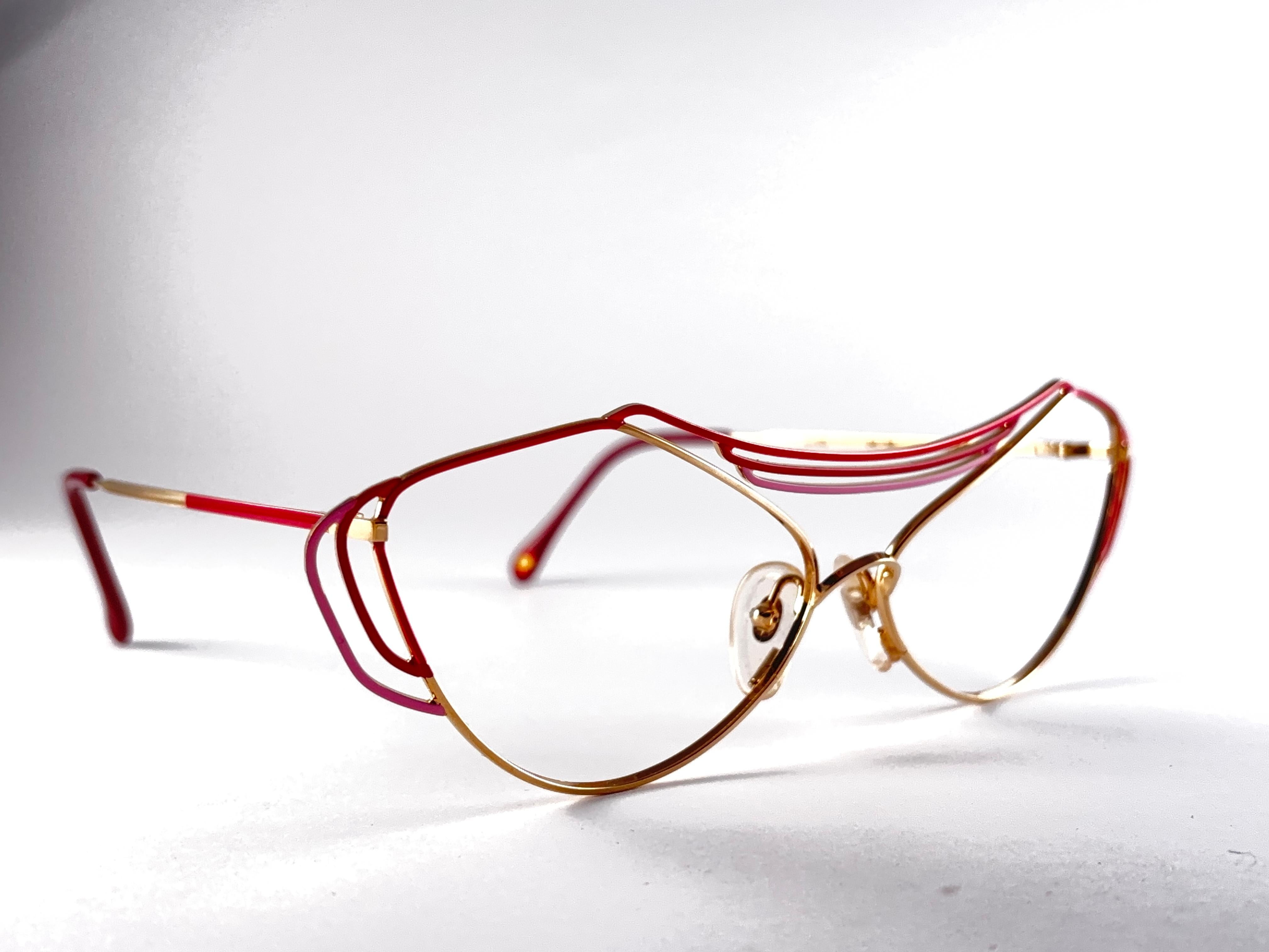 New Vintage Casanova LC9 Cat Eye Reading Lenses Frame 1980 Sunglasses For Sale 1