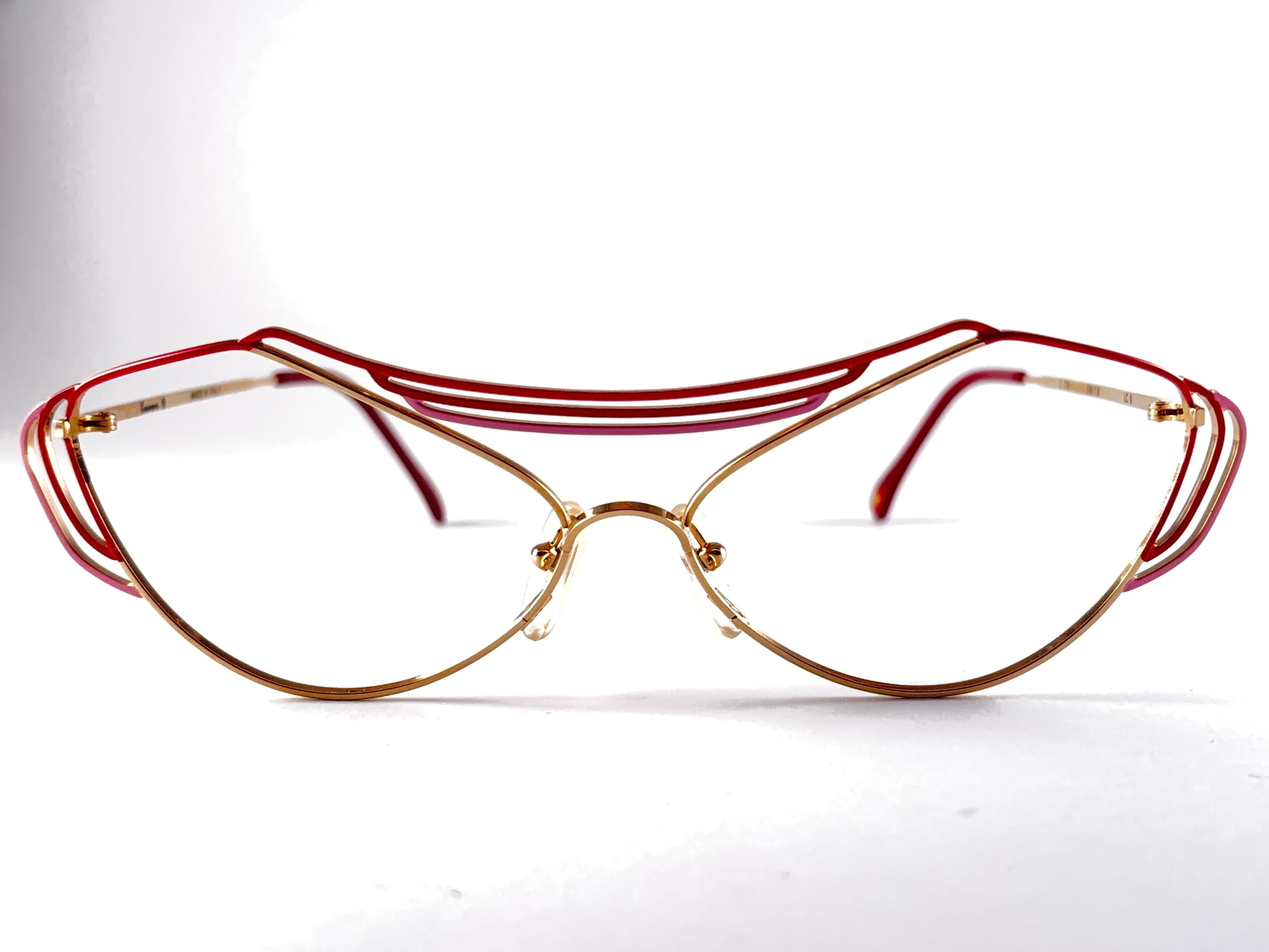 New Vintage Casanova LC9 Cat Eye Reading Lenses Frame 1980 Sunglasses For Sale 2